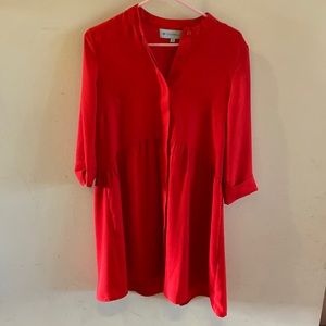 Tuckernuck royal shirt dress size S